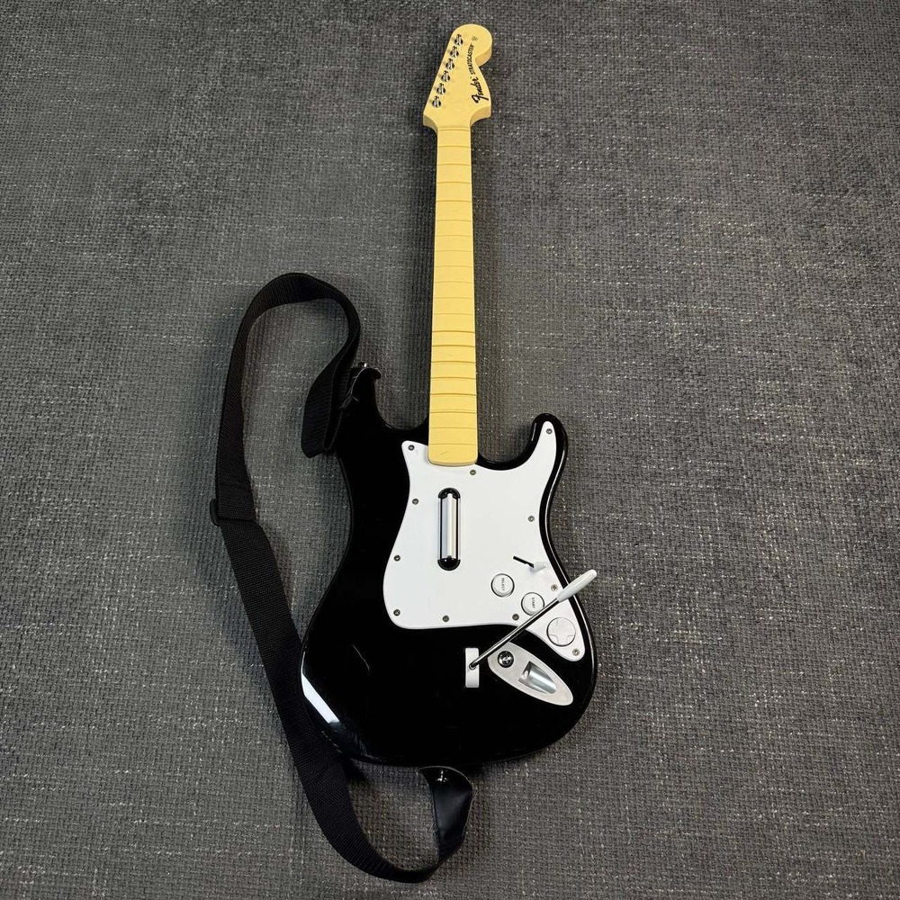 Fender Stratocaster Rock Band PS3 Wireless Guitar Controller Black 822152